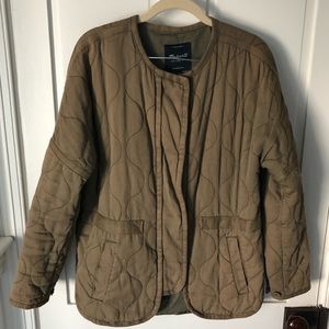 MADEWELL Green Cotton Cargo Utility Jacket Sz Sm